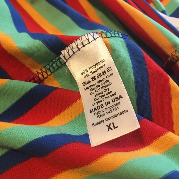 Lularoe Gigi bodycon fitted top - XL - Picture 3 of 5